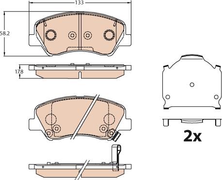 TRW GDB3630 - Fren balata seti, diskli fren www.parts5.com