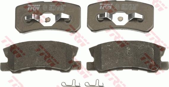 TRW GDB3247 - Brake Pad Set, disc brake www.parts5.com