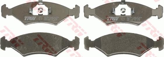 TRW GDB255 - Тормозные колодки, дисковые, комплект www.parts5.com