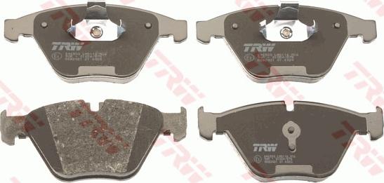 TRW GDB2021 - Тормозные колодки, дисковые, комплект www.parts5.com