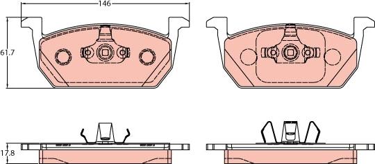 TRW GDB2159 - Fren balata seti, diskli fren www.parts5.com