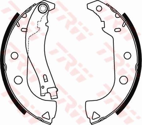 TRW GS8484 - Set saboti frana www.parts5.com