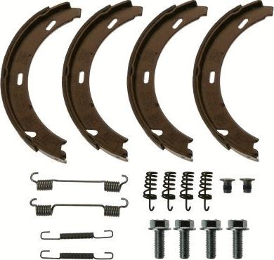 TRW GS8481 - Set saboti frana, frana de mana www.parts5.com