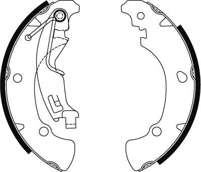 TRW GS8488 - Set saboti frana www.parts5.com