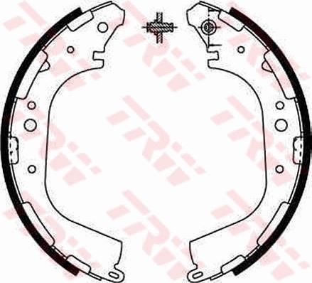 TRW GS8590 - Set saboti frana www.parts5.com