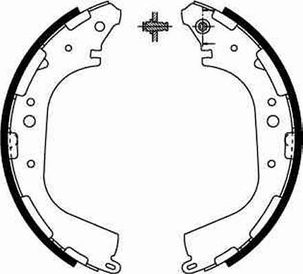 TRW GS8590 - Set saboti frana www.parts5.com