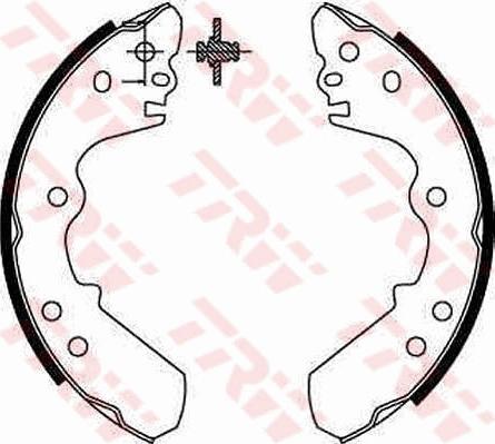 TRW GS8551 - Set saboti frana www.parts5.com