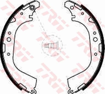 TRW GS8501 - Brake Shoe Set www.parts5.com