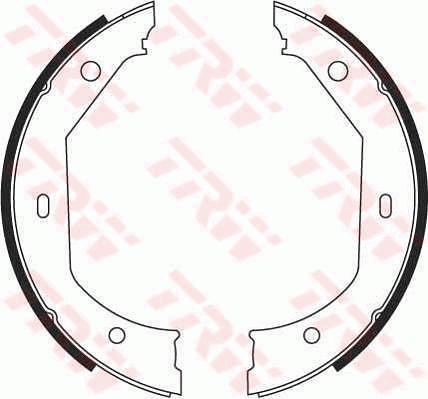 TRW GS8656 - Brake Shoe Set, parking brake parts5.com