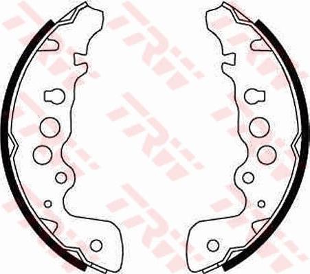 TRW GS8670 - Brake Shoe Set www.parts5.com