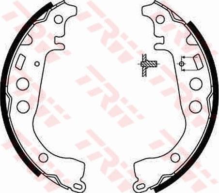 TRW GS8673 - Brake Shoe Set www.parts5.com