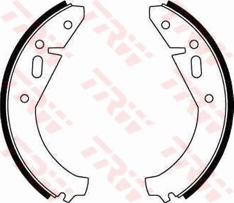 TRW GS8141 - Brake Shoe Set www.parts5.com