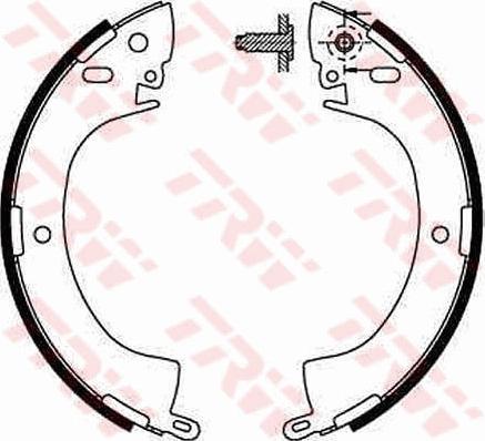 TRW GS8185 - Zestaw szczęk hamulcowych www.parts5.com