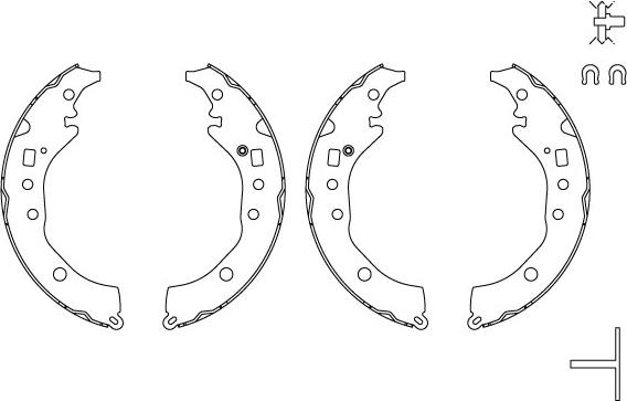 TRW GS8867 - Set saboti frana www.parts5.com