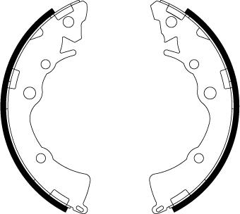 TRW GS8812 - Brake Shoe Set www.parts5.com