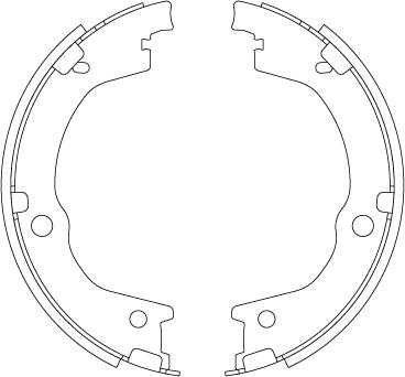 TRW GS8829 - Комплект спирачна челюст, ръчна спирачка www.parts5.com