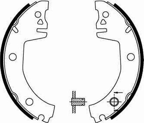 TRW GS8300 - Jeu de mâchoires de frein www.parts5.com