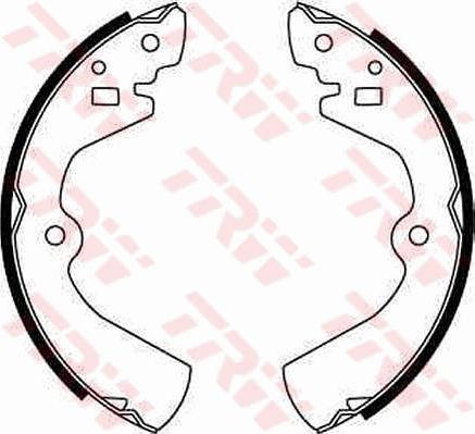 TRW GS8308 - Brake Shoe Set www.parts5.com