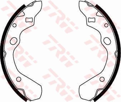 TRW GS8290 - Brake Shoe Set www.parts5.com