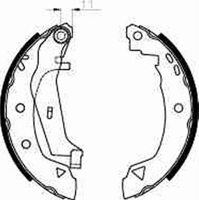 TRW GS8240 - Juego de zapatas de frenos www.parts5.com