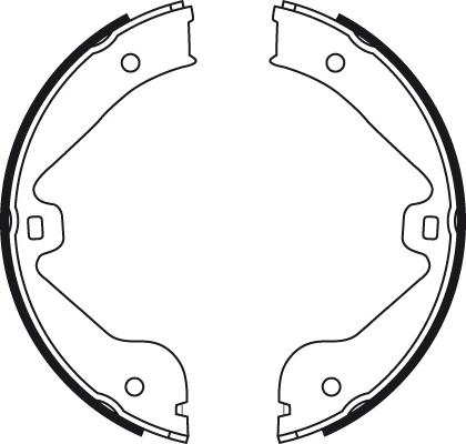 TRW GS8717 - Set saboti frana www.parts5.com