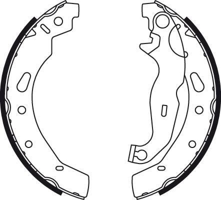 TRW GS8787 - Brake Shoe Set www.parts5.com