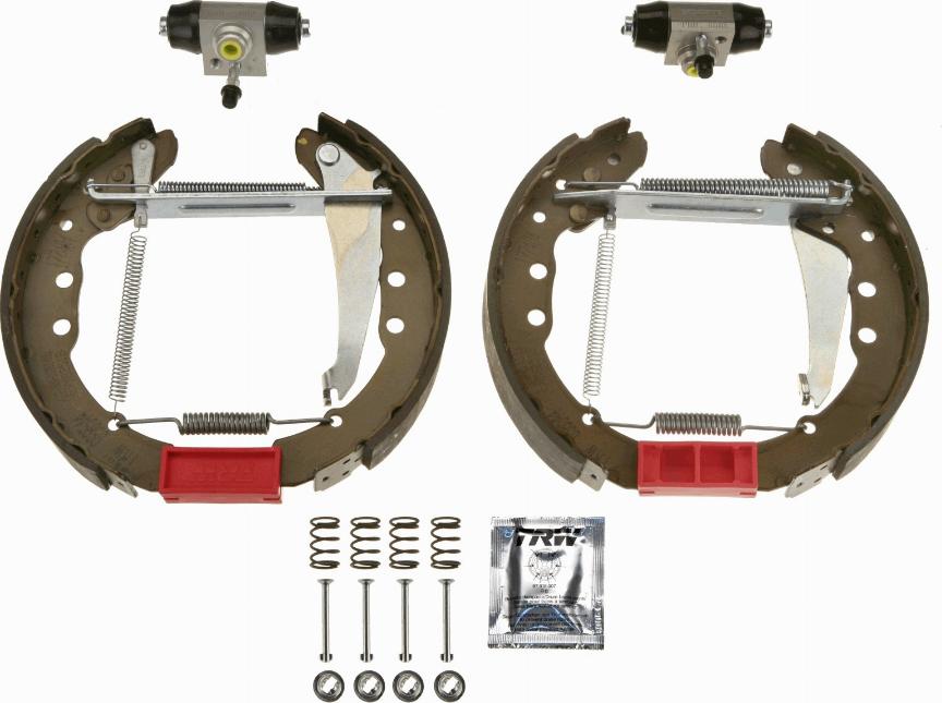 TRW GSK1516 - Brake Shoe Set www.parts5.com