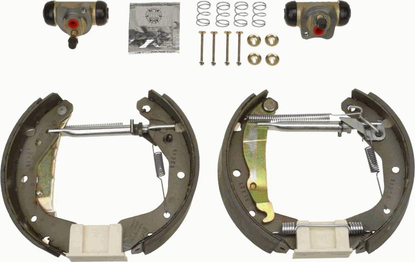 TRW GSK1625 - Set saboti frana www.parts5.com