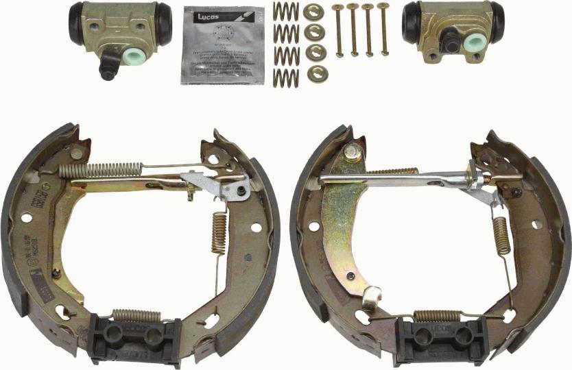 TRW GSK1045 - Garnitura zavorne celjusti www.parts5.com