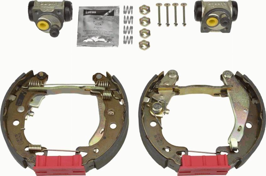 TRW GSK1139 - Комплект тормозных колодок, барабанные www.parts5.com