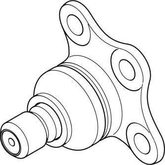 TRW JBJ704 - Шаровая опора, несущий / направляющий шарнир www.parts5.com