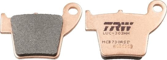 TRW MCB730RSI - Brake Pad Set, disc brake www.parts5.com