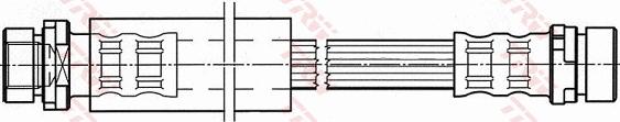 TRW PHA498 - Zavorna cev www.parts5.com