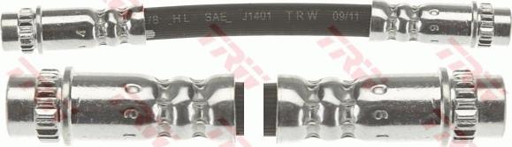 TRW PHA599 - Ελαστικός σωλήνας φρένων www.parts5.com