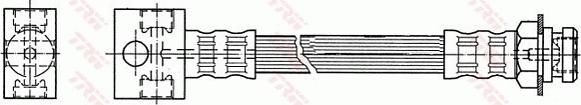 TRW PHA389 - Furtun frana parts5.com