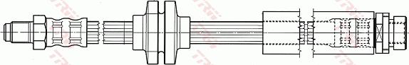 TRW PHB565 - Flexible de frein www.parts5.com