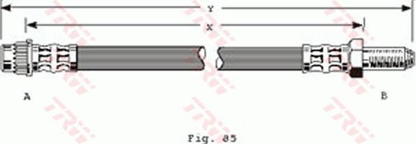 TRW PHB294 - Brake Hose parts5.com