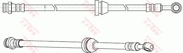 TRW PHD947 - Tubo flexible de frenos www.parts5.com