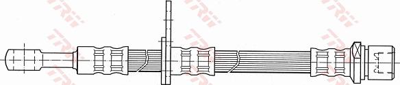 TRW PHD438 - Тормозной шланг www.parts5.com