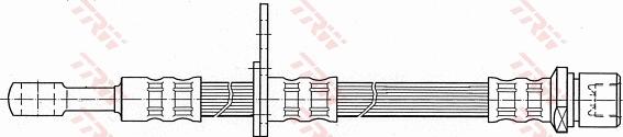 TRW PHD437 - Ελαστικός σωλήνας φρένων www.parts5.com