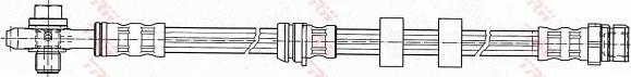 TRW PHD503 - Ελαστικός σωλήνας φρένων www.parts5.com