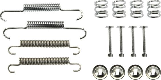 TRW SFK437 - Set accesorii, saboti frana parcare www.parts5.com