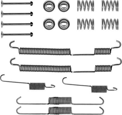 TRW SFK261 - Tartozékkészlet, fékpofa www.parts5.com