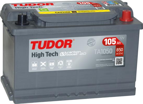 Tudor TA1050 - Стартов акумулатор www.parts5.com