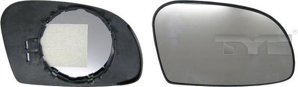 TYC 305-0029-1 - Mirror Glass, outside mirror www.parts5.com