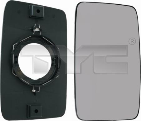 TYC 305-0025-1 - Mirror Glass, outside mirror www.parts5.com