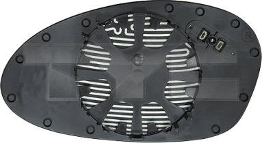 TYC 303-0095-1 - Cristal de espejo, retrovisor exterior www.parts5.com