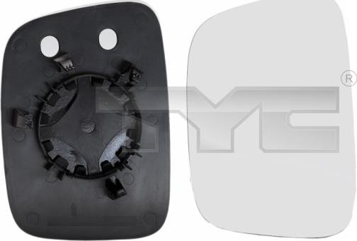 TYC 337-0146-1 - Mirror Glass, outside mirror www.parts5.com