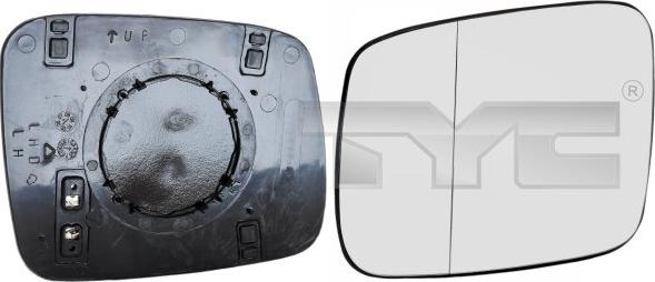 TYC 337-0164-1 - Cristal de espejo, retrovisor exterior www.parts5.com