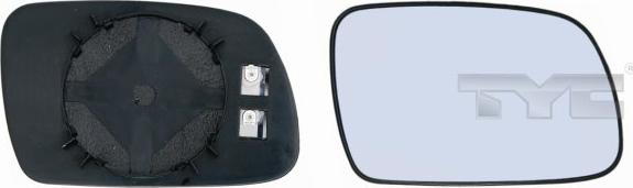 TYC 326-0082-1 - Mirror Glass, outside mirror www.parts5.com